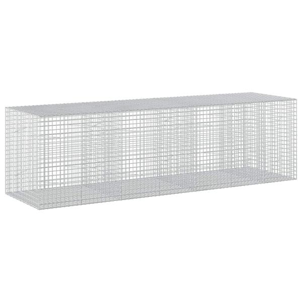 Gabione mit 3,5 mm Draht und 5x5 cm Maschen 350x100x100 cm