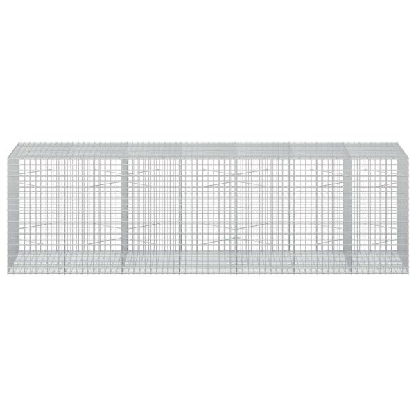 Gabione mit 3,5 mm Draht und 5x5 cm Maschen 350x100x100 cm