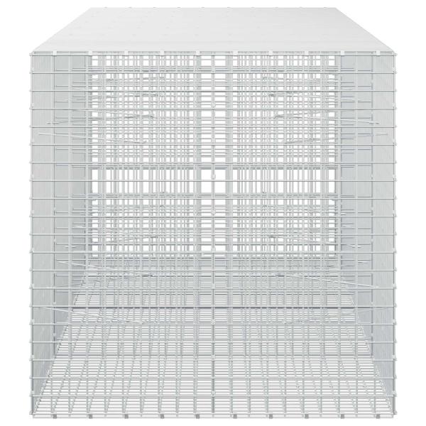 Gabione mit 3,5 mm Draht und 5x5 cm Maschen 350x100x100 cm