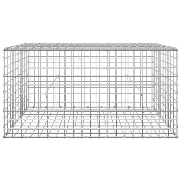 Gabione mit 3,5 mm Draht und 5x5 cm Maschen 100x50x50 cm