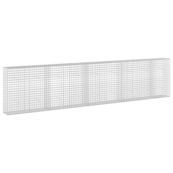 Gabione mit 3,5 mm Draht und 5x5 cm Maschen 450x30x100 cm