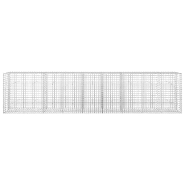 Gabione mit 3,5 mm Draht und 5x5 cm Maschen 450x30x100 cm