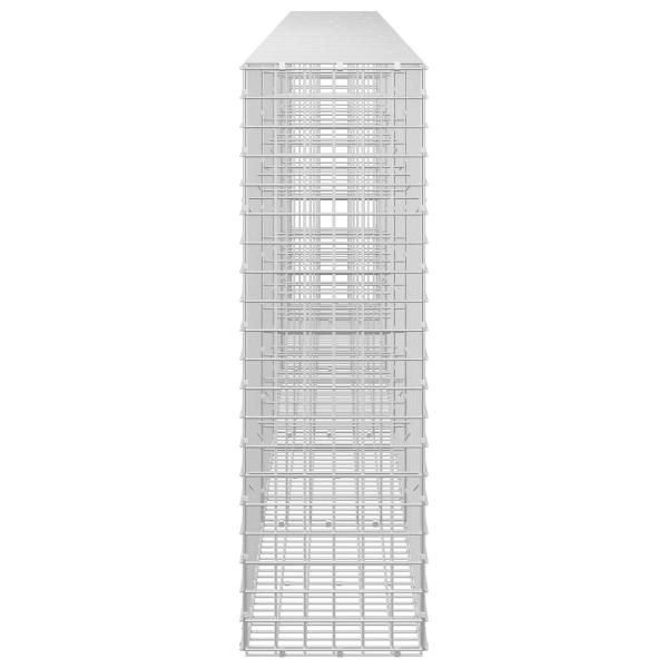 Gabione mit 3,5 mm Draht und 5x5 cm Maschen 450x30x100 cm