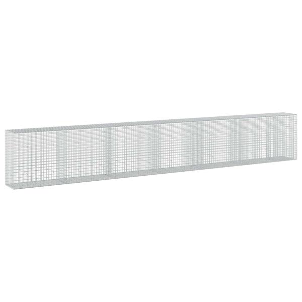 Gabione mit 3,5 mm Draht und 5x5 cm Maschen 650x50x100 cm