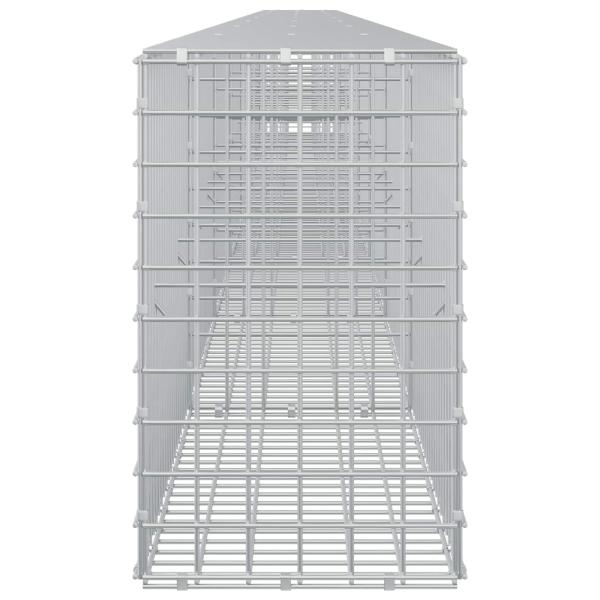 Gabione mit 3,5 mm Draht und 5x5 cm Maschen 800x30x50 cm