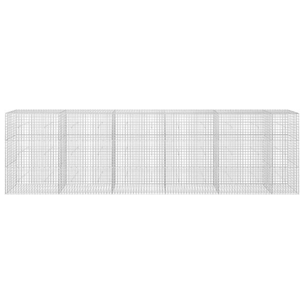Gabione mit 3,5 mm Draht und 5x5 cm Maschen 550x30x150 cm