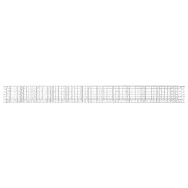 Gabione mit 5 mm Draht und 10x10 cm Maschen 1150x50x100 cm