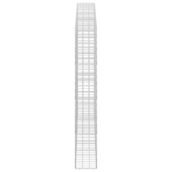 Gabione mit 5 mm Draht und 10x10 cm Maschen 350x30x200 cm
