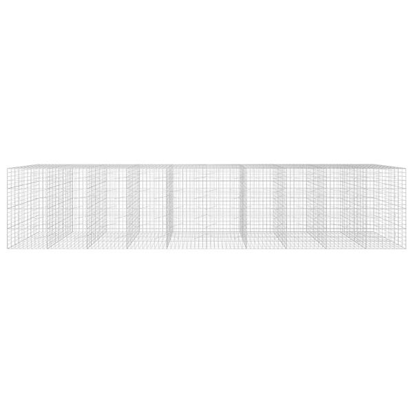 Gabione mit 3,5 mm Draht und 10x10 cm Maschen 1000x100x200 cm
