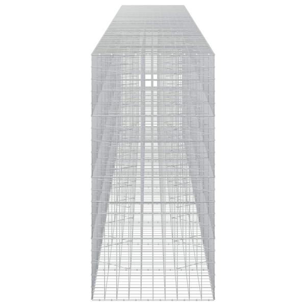 Gabione mit 3,5 mm Draht und 10x10 cm Maschen 1000x100x200 cm