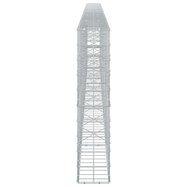 Gabione mit 3,5 mm Draht und 10x10 cm Maschen 600x20x100 cm