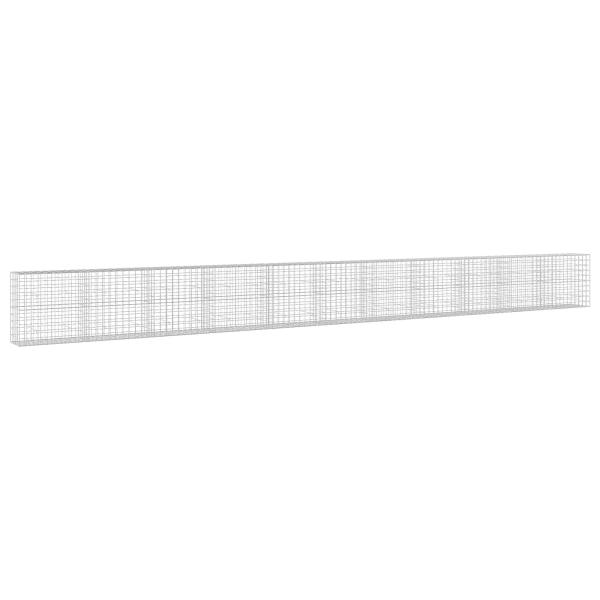Gabione mit 3,5 mm Draht und 10x10 cm Maschen 1100x50x100 cm