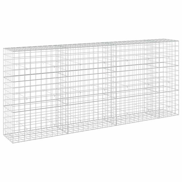 Gabione mit 3,5 mm Draht und 10x10 cm Maschen 350x50x150 cm