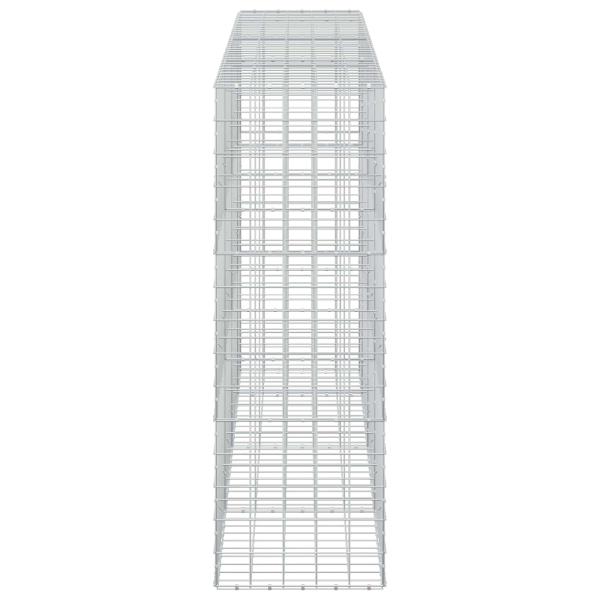 Gabione mit 3,5 mm Draht und 10x10 cm Maschen 350x50x150 cm