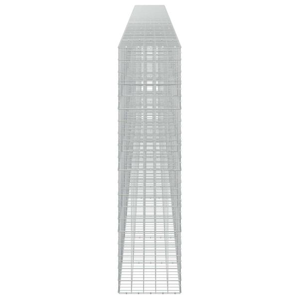 Gabione mit 3,5 mm Draht und 10x10 cm Maschen 1100x50x200 cm