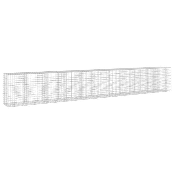 Gabione mit 3,5 mm Draht und 10x10 cm Maschen 1050x100x150 cm
