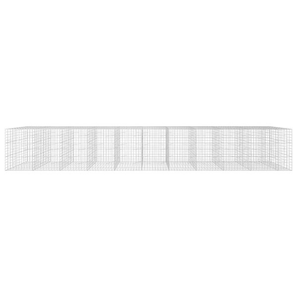 Gabione mit 3,5 mm Draht und 10x10 cm Maschen 1050x100x150 cm