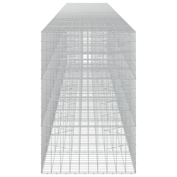 Gabione mit 3,5 mm Draht und 10x10 cm Maschen 1050x100x150 cm
