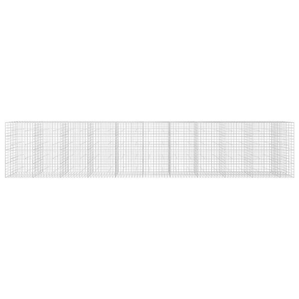 Gabione mit 3,5 mm Draht und 10x10 cm Maschen 1050x50x200 cm