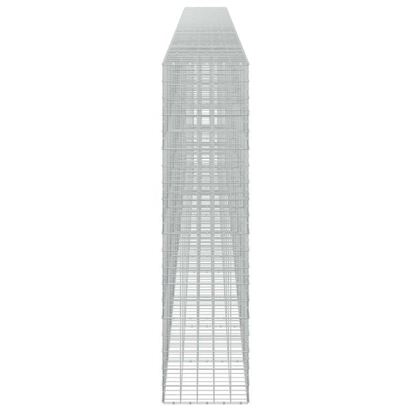 Gabione mit 3,5 mm Draht und 10x10 cm Maschen 1050x50x200 cm