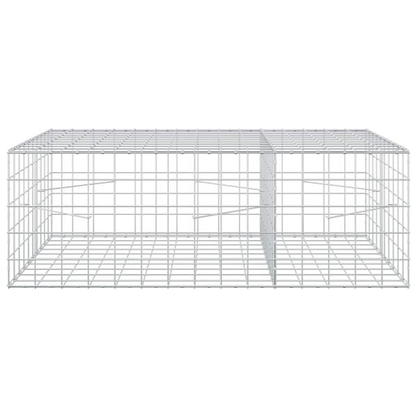 Gabione mit 3,5 mm Draht und 10x10 cm Maschen 150x100x50 cm