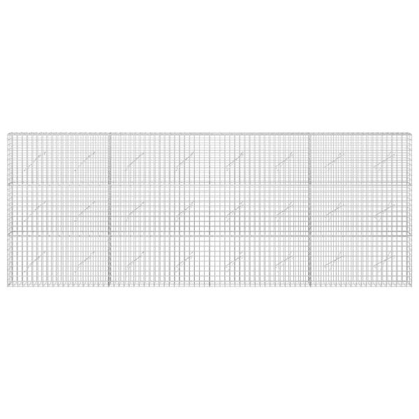 Gabione mit 5 mm Draht und 5x5 cm Maschen 400x10x150 cm