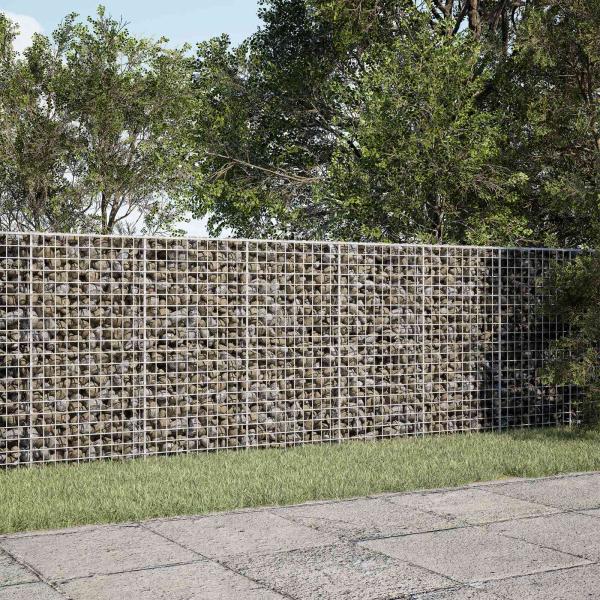 ARDEBO.de - Gabione mit 5 mm Draht und 5x5 cm Maschen 250x20x100 cm