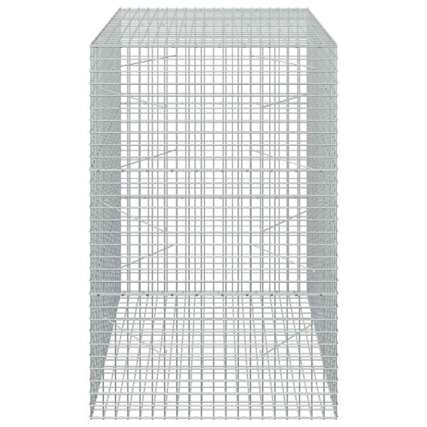 Gabione mit 5 mm Draht und 5x5 cm Maschen 100x100x150 cm