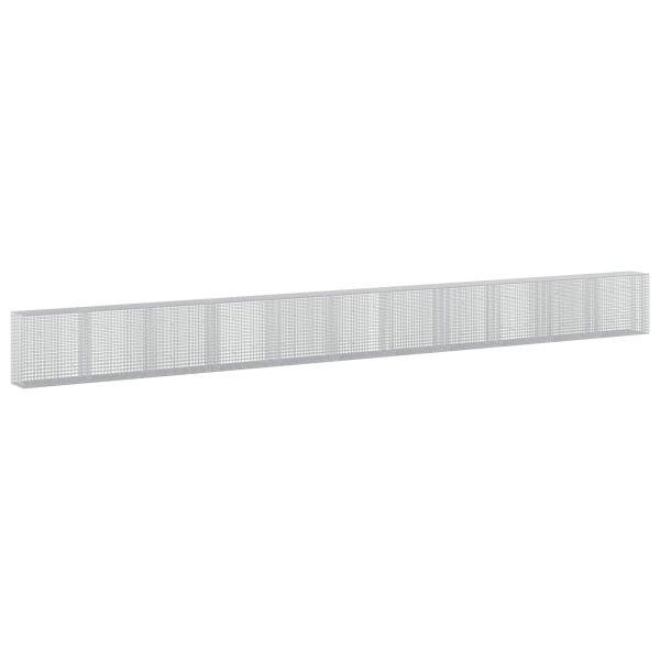 Gabione mit 5 mm Draht und 5x5 cm Maschen 1100x50x100 cm