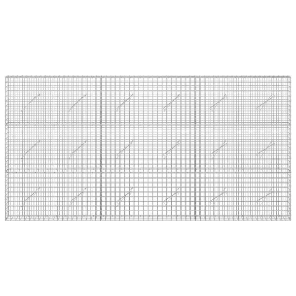 Gabione mit 5 mm Draht und 5x5 cm Maschen 300x10x150 cm