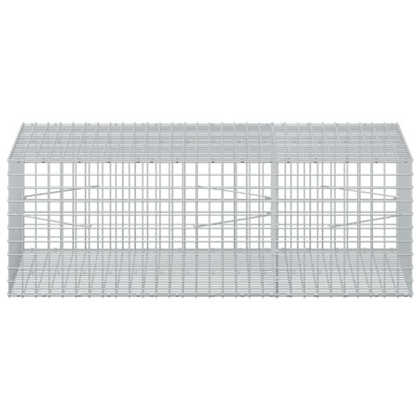 Gabione mit 5 mm Draht und 5x5 cm Maschen 150x100x50 cm