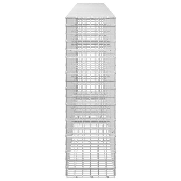 Gabione mit 5 mm Draht und 5x5 cm Maschen 350x30x100 cm