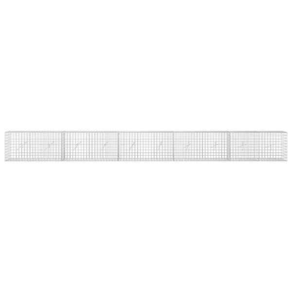 Gabione mit 5 mm Draht und 5x5 cm Maschen 500x20x50 cm