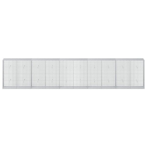 Gabione mit 5 mm Draht und 5x5 cm Maschen 500x50x100 cm