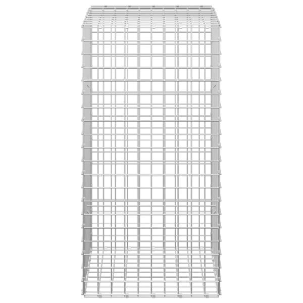 Gabione mit 5 mm Draht und 5x5 cm Maschen 50x50x100 cm