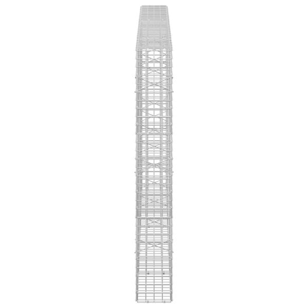 Gabione mit 5 mm Draht und 5x5 cm Maschen 250x20x150 cm