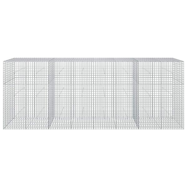 Gabione mit 5 mm Draht und 5x5 cm Maschen 400x50x150 cm