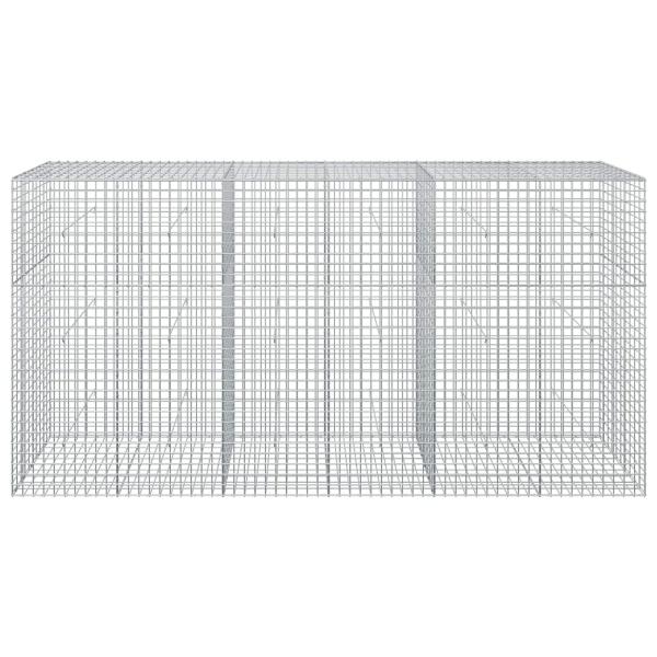Gabione mit 5 mm Draht und 5x5 cm Maschen 300x50x150 cm