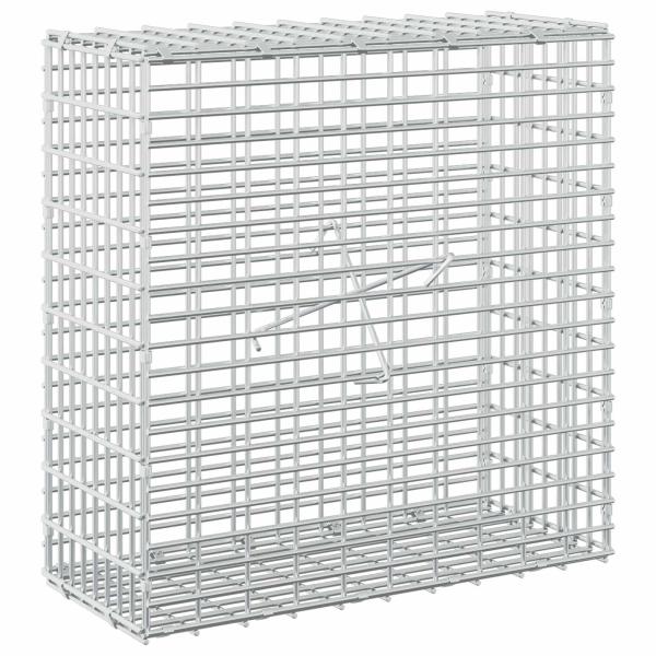 Gabione mit 3,5 mm Draht und 5x2,5 cm Maschen 50x20x50 cm