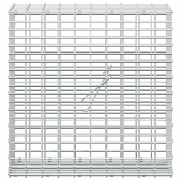 Gabione mit 3,5 mm Draht und 5x2,5 cm Maschen 50x20x50 cm
