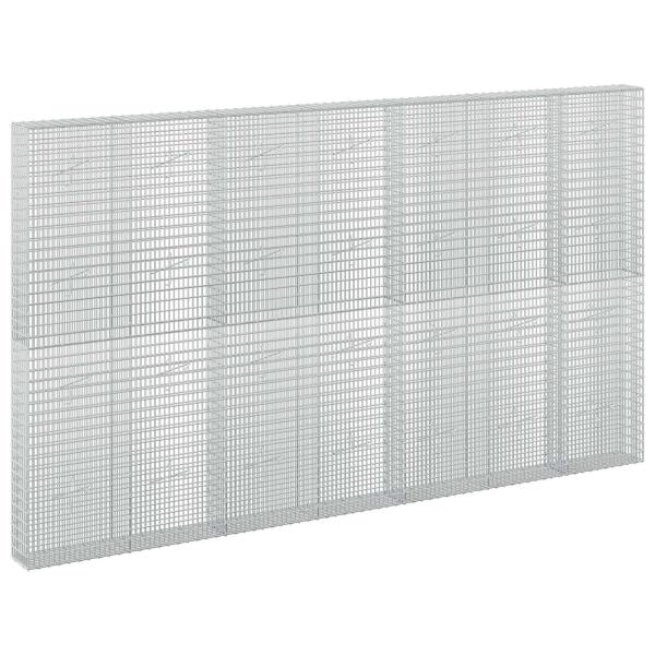 Gabione mit 3,5 mm Draht und 5x2,5 cm Maschen 350x20x200 cm