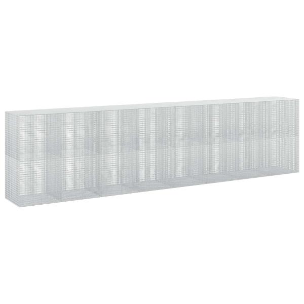 Gabione mit 3,5 mm Draht und 5x2,5 cm Maschen 800x100x200 cm
