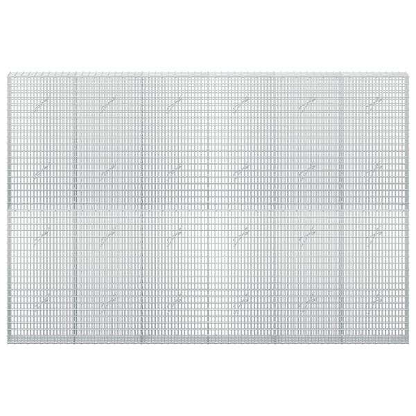Gabione mit 3,5 mm Draht und 5x2,5 cm Maschen 300x20x200 cm