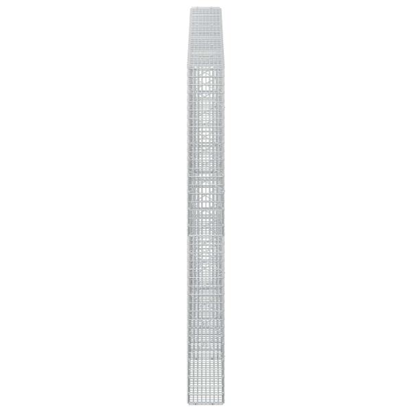 Gabione mit 3,5 mm Draht und 5x2,5 cm Maschen 300x20x200 cm