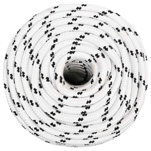 Mehrzweck-Allzweckseil 14 mm 25 m Weiß Polyester