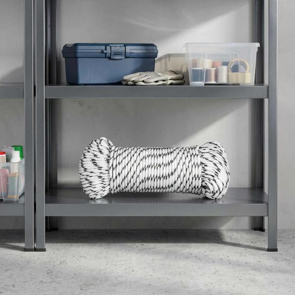 ARDEBO.de - Mehrzweck-Allzweckseil 5 mm 250 m Weiß Polyester