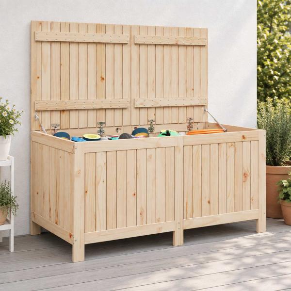 ARDEBO.de - Gartenlagerbox 359 L Massives Kiefernholz 146,5 x 68 x 63 cm