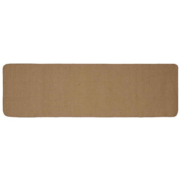 ARDEBO.de - Bereichsteppich Hellbraun 60 x 200 cm Jute