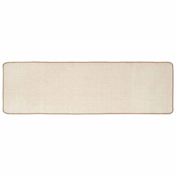 Bereichsteppich Hellbraun 60 x 200 cm Jute