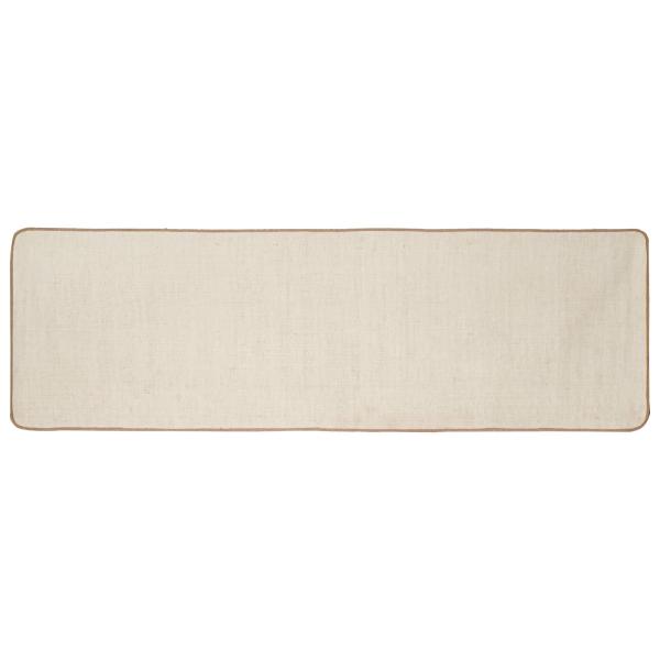 Bereichsteppich Hellbraun 80 x 200 cm Jute